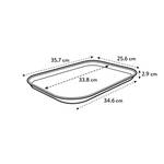 green basics grow tray saucer m living black